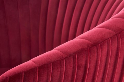 Halmar CROWN fotel wypoczynkowy bordowy tkanina velvet / złoty Halmar CROWN fotel wypoczynkowy bordowy tkanina velvet / złoty