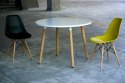 Intesi Stół Copine blat okrągły biały fi110cm MDF lakierowany mat nogi drewno jesionowe do kuchni jadalni kawiarni restauracji Intesi Stół Copine blat okrągły biały fi110cm MDF lakierowany mat nogi drewno jesionowe do kuchni jadalni kawiarni restauracji