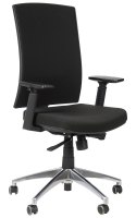 Fotel obrotowy KB-8922B/ALU CZARNY - krzesło biurowe do biurka - TILT Fotel obrotowy KB-8922B/ALU CZARNY - krzesło biurowe do biurka - TILT