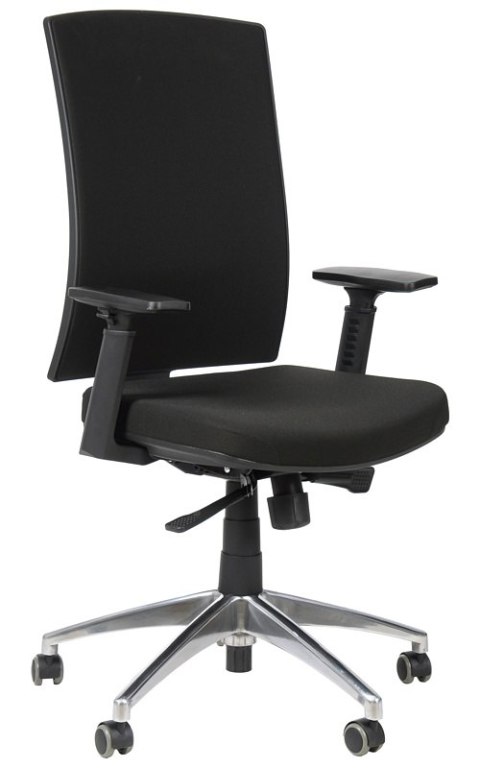 Fotel obrotowy KB-8922B/ALU CZARNY - krzesło biurowe do biurka - TILT Fotel obrotowy KB-8922B/ALU CZARNY - krzesło biurowe do biurka - TILT