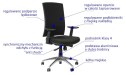 Fotel obrotowy KB-8922B/ALU CZARNY - krzesło biurowe do biurka - TILT Fotel obrotowy KB-8922B/ALU CZARNY - krzesło biurowe do biurka - TILT