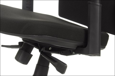 Fotel obrotowy KB-8922B/ALU CZARNY - krzesło biurowe do biurka - TILT Fotel obrotowy KB-8922B/ALU CZARNY - krzesło biurowe do biurka - TILT