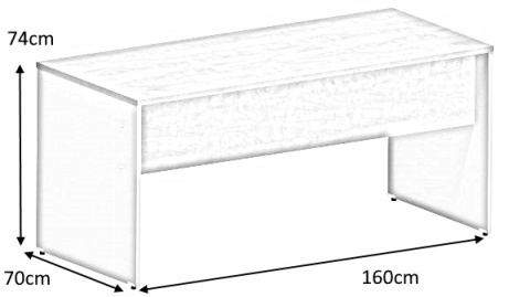 Meble Biurowe Biurko Silver B-160 buk bawaria Meble Biurowe Biurko Silver B-160 buk bawaria
