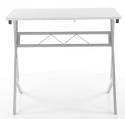 BIURKO B120 SIGNAL BLAT MDF KOLOR BIAŁY PODSTAWA ALUMINIUM POD KOMPUTER LAPTOPA STABILNE I NOWOCZESNE BIURKO B120 SIGNAL BLAT MDF KOLOR BIAŁY PODSTAWA ALUMINIUM POD KOMPUTER LAPTOPA STABILNE I NOWOCZESNE