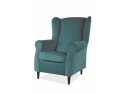 SIGNAL FOTEL BARON VELVET TURKUSOWY BLUVEL 85 / WENGE SIGNAL FOTEL BARON VELVET TURKUSOWY BLUVEL 85 / WENGE