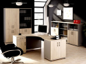 Meble Biurowe Biurko Silver BN-160L Dąb Sonoma + Szara platyna Meble Biurowe Biurko Silver BN-160L Dąb Sonoma + Szara platyna