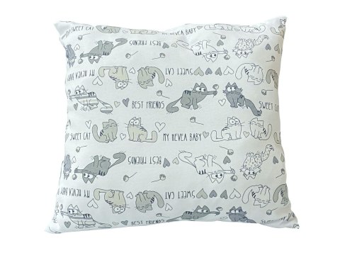 Poduszka dekoracyjna Hevea Milusie 60x60 (Kropeczki Szare) Poduszka dekoracyjna Hevea Milusie 60x60 (Kropeczki Szare)