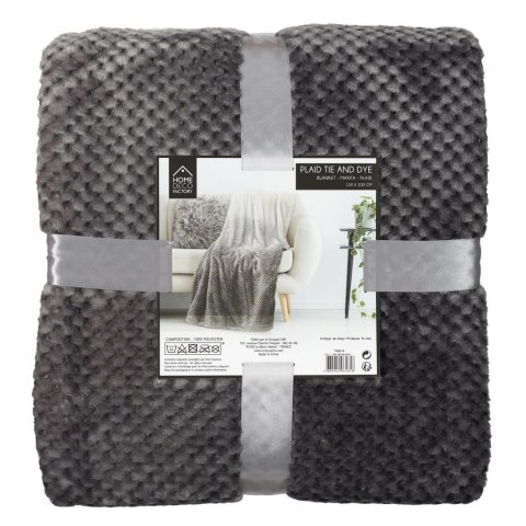 Intesi Koc /Pled Honey szary 150x200cm Intesi Koc /Pled Honey szary 150x200cm