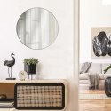 Intesi Lustro Navira okrągłe srebrna rama 55cm do lokalu salonu przedpokoju czy jadalni Intesi Lustro Navira okrągłe srebrna rama 55cm do lokalu salonu przedpokoju czy jadalni