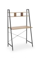 Halmar biurko NARVIK B2 stal malowana czarny / dąb sonoma MDF fornir, 84x46 półki Halmar biurko NARVIK B2 stal malowana czarny / dąb sonoma MDF fornir, 84x46 półki