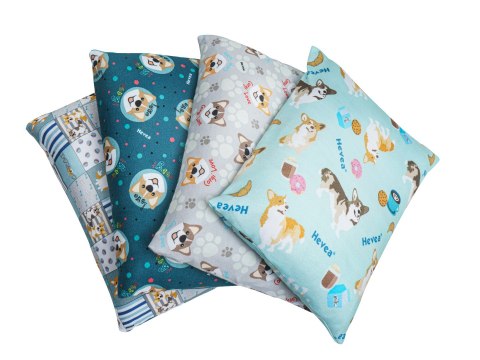 Poduszka lateksowa Hevea Milusie 40x30 (Corgi patchwork) Poduszka lateksowa Hevea Milusie 40x30 (Corgi patchwork)