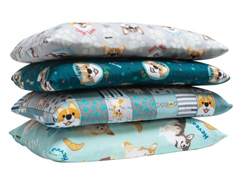Poduszka lateksowa Hevea Milusie 40x30 (Corgi patchwork) Poduszka lateksowa Hevea Milusie 40x30 (Corgi patchwork)
