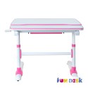 Fun Desk Biurko z szufladą regulowane Carezza Pink Różowe dla dziewczynki