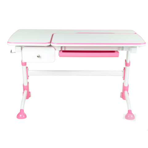Fun Desk Biurko Amare Pink z szufladą Drawer Pink regulowane białe różowe dla dziewczynki Fun Desk Biurko Amare Pink z szufladą Drawer Pink regulowane białe różowe dla dziewczynki