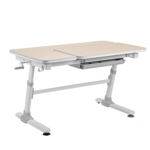 Fun Desk Biurko z regulacją wysokości Invito Grey regulowane białe szare Fun Desk Biurko z regulacją wysokości Invito Grey regulowane białe szare
