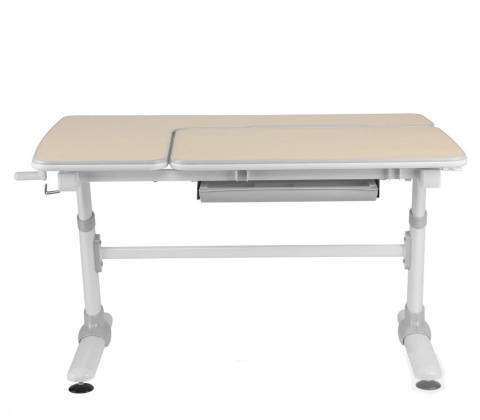 Fun Desk Biurko z regulacją wysokości Invito Grey regulowane białe szare Fun Desk Biurko z regulacją wysokości Invito Grey regulowane białe szare
