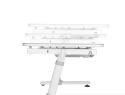 Fun Desk Biurko z regulacją wysokości Invito Grey regulowane białe szare Fun Desk Biurko z regulacją wysokości Invito Grey regulowane białe szare