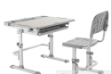 Fun Desk Disa Grey BIURKO+KRZESŁO regulowane szare Fun Desk Disa Grey BIURKO+KRZESŁO regulowane szare