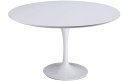 King Home Stół TULIP PREMIUM 120 okrągły biały - MDF połysk metal lakierowany proszkowo do domu i do lokalu King Home Stół TULIP PREMIUM 120 okrągły biały - MDF połysk metal lakierowany proszkowo do domu i do lokalu