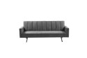 Halmar sofa kanapa ARMANDO rozkładana tkanina velvet popielaty stal malowana proszkowo Halmar sofa kanapa ARMANDO rozkładana tkanina velvet popielaty stal malowana proszkowo