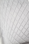 Halmar K405 krzesło popielate/czarne tkanina velvet, nogi metal Halmar K405 krzesło popielate/czarne tkanina velvet, nogi metal