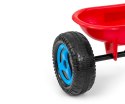 Milly Mally Rowerek trójkołowy z rączką Turbo Cool Red Czerwono Niebieski dzwonek pasy bezpieczeństwa regulacja siedziska koszyk