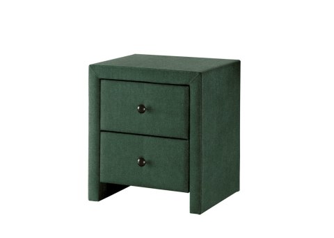 Halmar szafka nocna PRIMA 3 tapicerowana ciemny zielony/tkanina velvet 2 szuflady Halmar szafka nocna PRIMA 3 tapicerowana ciemny zielony/tkanina velvet 2 szuflady