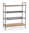 Halmar regał REG-21 dąb złoty/czarny MDF fornir Halmar regał REG-21 dąb złoty/czarny MDF fornir