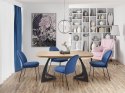 STÓŁ ROZKŁADANY PROSTOKĄTNY VELDON Halmar 160-200 x 90 BLAT - DĄB NATURALNY MDF + OKLEINA NOGI STAL MALOWANA PROSZKOWO - CZARNE STÓŁ ROZKŁADANY PROSTOKĄTNY VELDON Halmar 160-200 x 90 BLAT - DĄB NATURALNY MDF + OKLEINA NOGI STAL MALOWANA PROSZKOWO - CZARNE