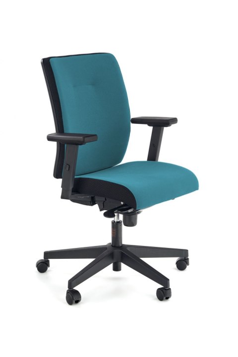 Halmar POP fotel pracowniczy, kolor: pasek boczny - czarny RN60999, front - niebieski M31 Halmar POP fotel pracowniczy, kolor: pasek boczny - czarny RN60999, front - niebieski M31