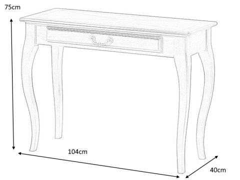 SIGNAL STOLIK PADOVA D CIEMNY ORZECH BLAT MDF + FORNIR STELAŻ DREWNO 104X40 Z SZUFLADĄ DO SALONU PRZEDPOKOJU RECEPCJI SIGNAL STOLIK PADOVA D CIEMNY ORZECH BLAT MDF + FORNIR STELAŻ DREWNO 104X40 Z SZUFLADĄ DO SALONU PRZEDPOKOJU RECEPCJI