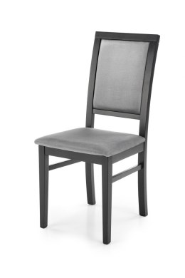 Halmar SYLWEK1 krzesło czarny / tap: velvet Monolith 85 (popiel)