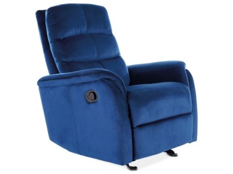 SIGNAL FOTEL WYPOCZYNKOWY ROZKŁADANY JOWISZ VELVET GRANATOWY BLUVEL 86 SIGNAL FOTEL WYPOCZYNKOWY ROZKŁADANY JOWISZ VELVET GRANATOWY BLUVEL 86