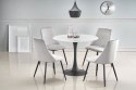 Halmar K405 krzesło jasno popielate/czarne tkanina velvet, nogi metal Halmar K405 krzesło jasno popielate/czarne tkanina velvet, nogi metal