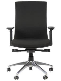 Fotel obrotowy KB-8922B-S/ALU CZARNY - krzesło biurowe do biurka - TILT