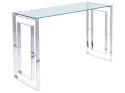 SIGNAL KONSOLKA ALLURE C SZKŁO HARTOWANE TRANSPARENTNY/SREBRNY STAL NIERDZEWNA 120X40 SIGNAL KONSOLKA ALLURE C SZKŁO HARTOWANE TRANSPARENTNY/SREBRNY STAL NIERDZEWNA 120X40