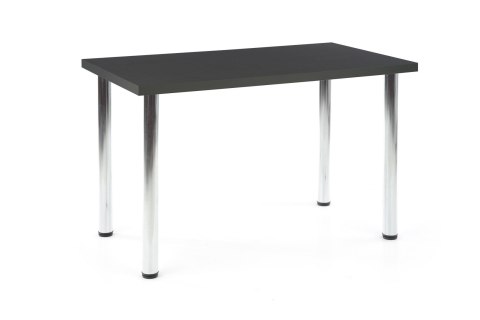 Halmar stół MODEX 120 kolor blat MDF fornir - antracyt, nogi - stal chrom 120x68 Halmar stół MODEX 120 kolor blat MDF fornir - antracyt, nogi - stal chrom 120x68