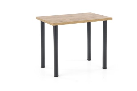 HALMAR stół MODEX 2 90 blat - dąb wotan, nogi - czarny HALMAR stół MODEX 2 90 blat - dąb wotan, nogi - czarny