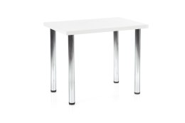 HALMAR stół MODEX 90 blat - biały, nogi - chrom