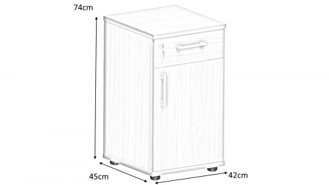 Meble Biurowe Kontenerek Komoda Silver K53AP buk bawaria Meble Biurowe Kontenerek Komoda Silver K53AP buk bawaria