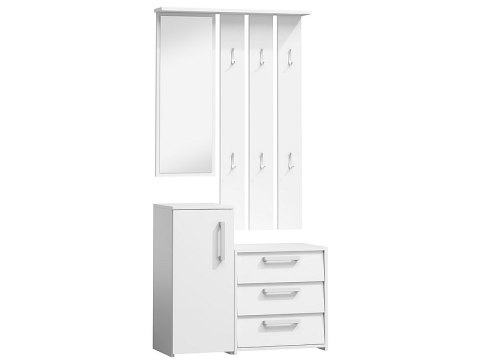 SIGNAL PRZEDPOKÓJ/WIESZAK/GARDEROBA P-002 BIAŁY MAT, MDF laminat SIGNAL PRZEDPOKÓJ/WIESZAK/GARDEROBA P-002 BIAŁY MAT, MDF laminat