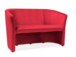 SIGNAL SOFA TM-2 VELVET BORDOWY BLUVEL 59 / WENGE