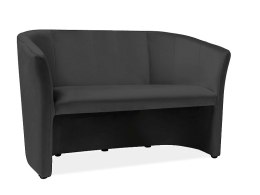 SIGNAL SOFA TM-2 VELVET CZARNY BLUVEL 19 / WENGE