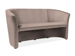 SIGNAL SOFA TM-3 VELVET BEŻOWY BLUVEL 28 / WENGE