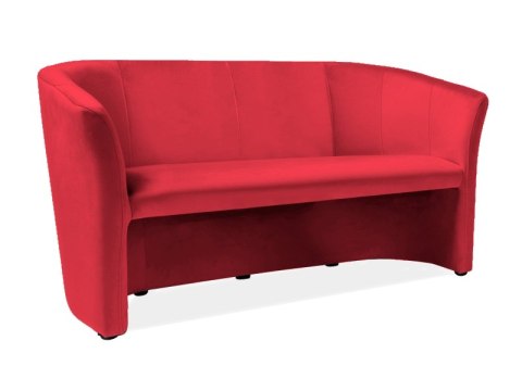SIGNAL SOFA TM-3 VELVET BORDOWY BLUVEL 59 / WENGE SIGNAL SOFA TM-3 VELVET BORDOWY BLUVEL 59 / WENGE