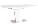 SIGNAL STÓŁ HOUSTON BIAŁY MAT 120(160)X80 MDF STAL SIGNAL STÓŁ HOUSTON BIAŁY MAT 120(160)X80 MDF STAL