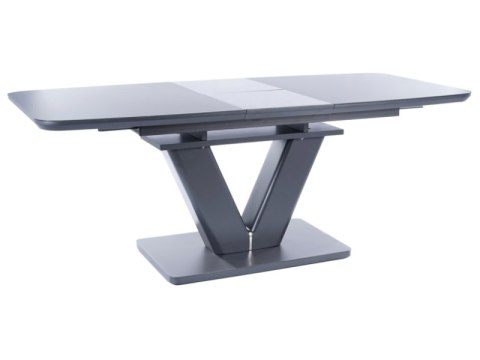 SIGNAL STÓŁ MONTBLANC SZARY MAT MDF+szkło hartowane 160(200)X90 SIGNAL STÓŁ MONTBLANC SZARY MAT MDF+szkło hartowane 160(200)X90