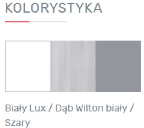 ZESTAW MEBLI MŁODZIEŻOWYCH Z BIURKIEM COMO System B Meblar -Biały /Dąb Wilton biały /Szary 6el. SZAFA REGAŁY PÓŁKA ŁÓŻKO 90x200 ZESTAW MEBLI MŁODZIEŻOWYCH Z BIURKIEM COMO System B Meblar -Biały /Dąb Wilton biały /Szary 6el. SZAFA REGAŁY PÓŁKA ŁÓŻKO 90x200