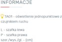 REGAŁ Z WYSUWANYM KONTENERKIEM NA KÓŁKACH MEBLE MŁODZIEŻOWE NANO System NA3 Meblar - Grafit /Enigma PŁYTA LAMINOWANA OBRZEŻA ABS