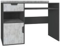 BIURKO Z SZUFLADĄ DRZWI PÓŁKI MEBLE MŁODZIEŻOWE NANO System NA9 Meblar - Grafit / Enigma PŁYTA LAMINOWANA OBRZEŻA ABS BIURKO Z SZUFLADĄ DRZWI PÓŁKI MEBLE MŁODZIEŻOWE NANO System NA9 Meblar - Grafit / Enigma PŁYTA LAMINOWANA OBRZEŻA ABS
